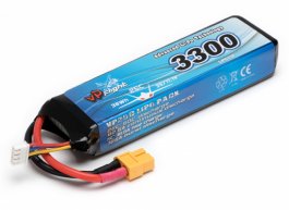 Li-Po Batteri 3S 11,1V 3300mAh 25C XT60-Kontakt