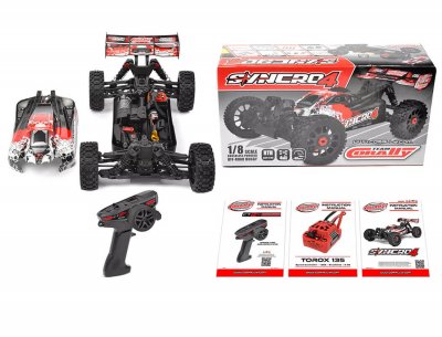 CORALLY SYNCRO-4 BRUSHLESS 4S BASHER BUGGY RTR - RED