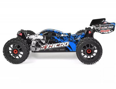 CORALLY SYNCRO-2 1/8 BRUSHLESS 3-4S 2WD BASHER BUGGY RTR - BLÅ