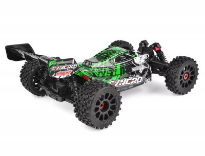 CORALLY SYNCRO-2 1/8 BRUSHLESS 3-4S 2WD BASHER BUGGY RTR - GRÖN