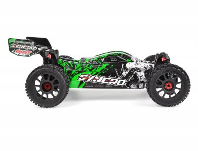 CORALLY SYNCRO-2 1/8 BRUSHLESS 3-4S 2WD BASHER BUGGY RTR - GRÖN