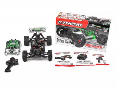CORALLY SYNCRO-2 1/8 BRUSHLESS 3-4S 2WD BASHER BUGGY RTR - GRÖN