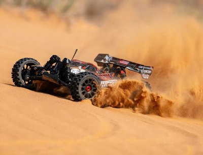 CORALLY SYNCRO-2 1/8 BRUSHLESS 3-4S 2WD BASHER BUGGY RTR - RÖD