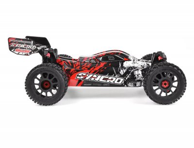 CORALLY SYNCRO-2 1/8 BRUSHLESS 3-4S 2WD BASHER BUGGY RTR - RÖD