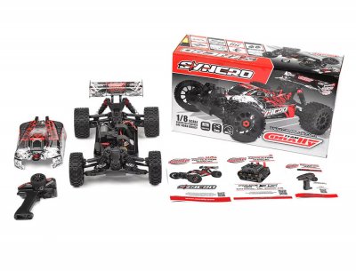 CORALLY SYNCRO-2 1/8 BRUSHLESS 3-4S 2WD BASHER BUGGY RTR - RÖD