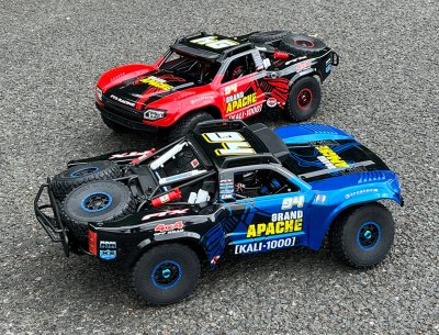 FTX GRAND APACHE 1/7 BRUSHLESS 8S TROPHY TRUCK - BLUE